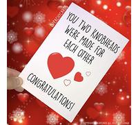 Divertente per matrimoni, fidanzamenti, biglietti auguri, matrimonio, divertente, Best Friend, figlia, made for each other Fun PC224
