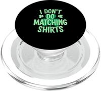 Divertente per ragazzi I don't do camicie abbinate St Patricks Day PopSockets PopGrip per MagSafe