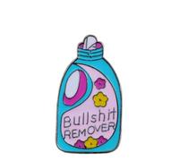 Divertente perno smaltato: spille deflettore per cazzate gioielli da donna, Klein, Metallo non prezioso