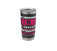 Divertente Personal Trainer Can't Count Allenamento Palestra Bicchiere termico in acciaio inox doppia parete