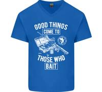 Divertente Pesca Quelli Che Esche Pescatore Maglietta In Cotone A V