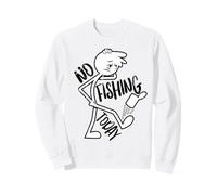 Divertente Pescatore Non Si Pesca Oggi Triste Stickman Felpa