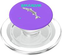 Divertente pesce Barracuda Aqua PopSockets PopGrip per MagSafe