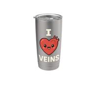 Divertente Phlebotomist Kawaii Cuore Vena Anatomia Scherzo Medico Bicchiere termico in acciaio inox doppia parete