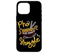 Divertente Pho Shuffle Food Pun Vietnamita Noodle Zuppa Ciotola Custodia per iPhone 16 Pro Max