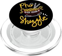 Divertente Pho Shuffle Food Pun Vietnamita Noodle Zuppa Ciotola PopSockets PopGrip per MagSafe