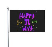 Divertente Pi Day Spiral Pi Math 3.14 Bandiera 9,1 x 1,5 m bifacciale per esterni per eventi celebrativi, decorazioni per feste, striscioni in poliestere, bandiere per cortile