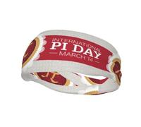 Divertente Pi Day Spirale Pi Matematica 3.14 Fasce per capelli Fascia antisudore sportiva Fasce per esercizi atletici Turbante Testa per capelli Per uomo Donna Yoga Fitness