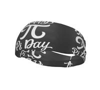 Divertente Pi Day Spirale Pi Matematica 3.14 Fasce per capelli Fascia antisudore sportiva Fasce per esercizi atletici Turbante Testa per capelli Per uomo Donna Yoga Fitness