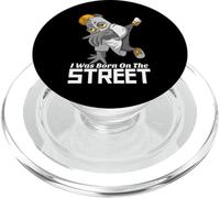 Divertente piccione sono nato sulla strada Breakdancer Bboy PopSockets PopGrip per MagSafe