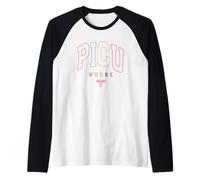 Divertente PICU infermiera pediatrica unità di terapia intensiva infermiera giorno Maglia con Maniche Raglan