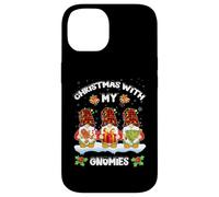 Divertente pigiama natalizio con scritta "Christmas With My Gnomies" Custodia per iPhone 14