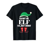 Divertente Pigiama Natalizio Not an Elf - Just Short Maglietta