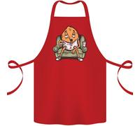 Divertente Pigro Poltrona Che Guarda La TV Grembiule In Cotone 100% Biologico