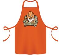 Divertente Pigro Poltrona Che Guarda La TV Grembiule In Cotone 100% Biologico