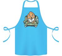 Divertente Pigro Poltrona Che Guarda La TV Grembiule In Cotone 100% Biologico