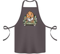 Divertente Pigro Poltrona Che Guarda La TV Grembiule In Cotone 100% Biologico