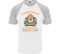 Divertente Pigro Poltrona Che Guarda TV E Film Maglietta A Maniche Corte Da Uomo