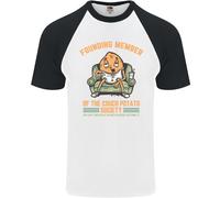 Divertente Pigro Poltrona Che Guarda TV E Film Maglietta A Maniche Corte Da Uomo