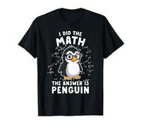 Divertente Pinguino Amante della Matematica Ha Fatto Maglietta
