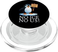 Divertente pinguino attivista per il riscaldamento globale PopSockets PopGrip per MagSafe