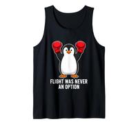 Divertente Pinguino Boxe dicendo Che Il Volo Non è mai Stato un'opzione Canotta