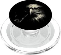 Divertente pipa da fumo a forma di gufo, stile vintage, con disegno PopSockets PopGrip per MagSafe