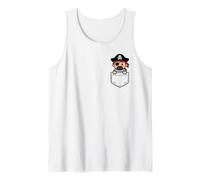 Divertente pirata Pocket Pal Carino Pirata Swashbuckling Sea Humor Canotta