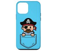 Divertente pirata Pocket Pal Carino Pirata Swashbuckling Sea Humor Custodia per iPhone 12 mini