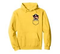 Divertente pirata Pocket Pal Carino Pirata Swashbuckling Sea Humor Felpa con Cappuccio