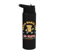 Divertente pista da corsa Pasta Trail Sprinter Go Faster Stainless Steel Insulated Water Bottle