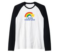 Divertente più Conosci Parodia Vorrei Saperne di Meno Maglia con Maniche Raglan
