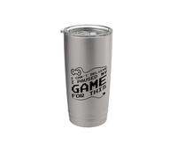 Divertente pixel gamer dicendo che ho messo in pausa il mio gioco per questo Bicchiere termico in acciaio inox doppia parete