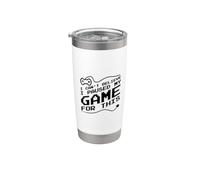 Divertente pixel gamer dicendo che ho messo in pausa il mio gioco per questo Bicchiere termico in acciaio inox doppia parete