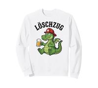 Divertente Pompiere Drago Amante della Birra autopompa Felpa