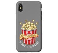 Divertente popcorn a tema per uomini, donne, adulti, bambini, amanti dei popcorn Custodia per iPhone X/XS