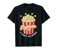 Divertente Popcorn a Tema per Uomini, Donne, Adulti, Bambini, Amanti dei Popcorn Maglietta