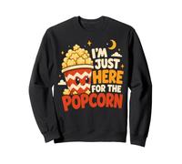 Divertente Popcorn I'm Just Here for The Movie Night Kids Felpa