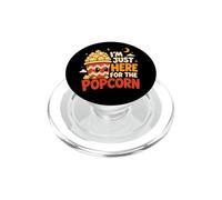 Divertente popcorn I'm Just Here For The Movie Night Kids PopSockets PopGrip per MagSafe