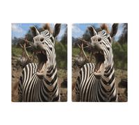 Divertente porta passaporto zebrato ultra sottile in pelle PU organizer per documenti da viaggio compatto premium internazionale per passaporto americano copertura per donne uomini