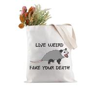 Divertente Possum Regalo Amante Opossum Regalo Live Weird Fake Your Death Tote Bag Opossum Mamma Regalo, Il tuo Death Tote Eu