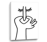 Divertente poster artistico per il bagno umorismo da parete minimalista stampa su tela decorazione per la stanza divertente poster in bianco e nero pittura divertente tela divertente opera d'arte da