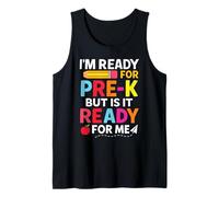 Divertente Pre-K Back To School I'm Ready for Pre K First Day Fun Canotta