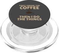 Divertente prima bevo il caffè poi faccio le cose PopSockets PopGrip per MagSafe