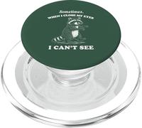 Divertente procione a volte chiudere gli occhi non può vedere grafico PopSockets PopGrip per MagSafe