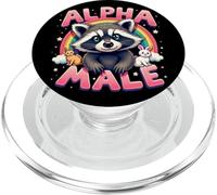 Divertente Procione Alfa Divertente Procione Meme Maschio PopSockets PopGrip per MagSafe