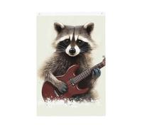 Divertente Procione Benvenuto Giardino Bandiera 2x3 Ft No Fade Double Sided Casa Yard Bandiere Outdoor Banner Decor Per Cortile Portico Prato