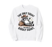 Divertente Procione Cowboy Diddly Squat Umorismo Felpa