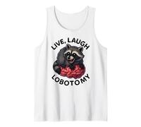Divertente Procione Live Laugh Lobotomia Amante Animali Ragazzi Ragazze Canotta
