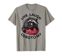 Divertente Procione Live Laugh Lobotomia Amante Animali Ragazzi Ragazze Maglietta